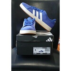 Adidas Grand Court Blue/White Sneakers W Fat Laces. IH1039. Men Size 11. NWB